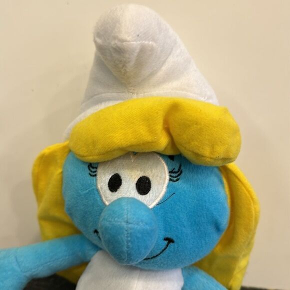 SMURFETTE Plush Doll Stuffed Toy 16” 2012 Cartoon Movie star Nanco - Picture 2 of 8